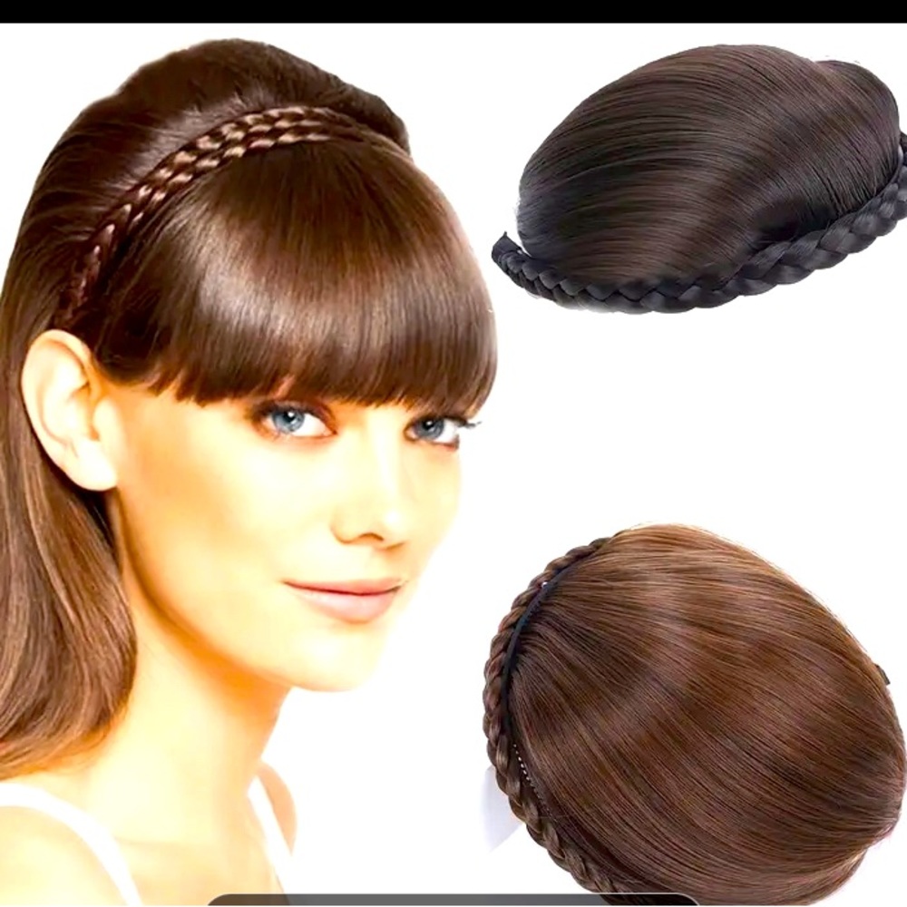 New hair piece attached to a braid. $22 each👩🏻‍🦱